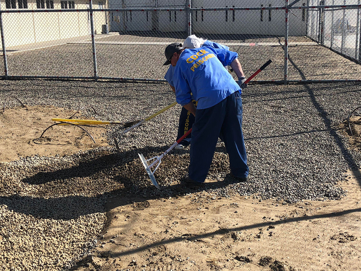 Avenal State Prison garden